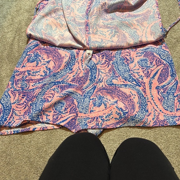 Lilly Pulitzer Donna Romper in Maybe Gato Engineered - Picture 9 of 11